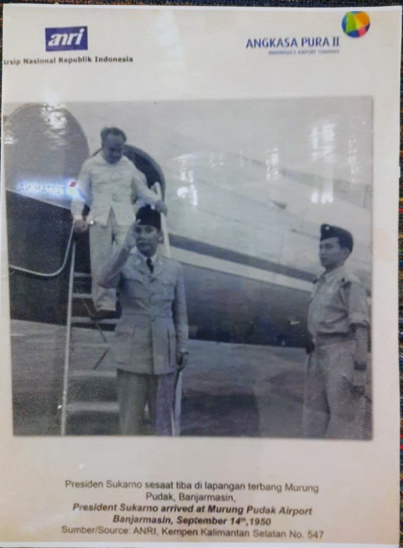 Kedatangan Presiden Sukarno di Murung Pudak 1950